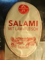 Mängden socker i Salami mit Lammfleisch