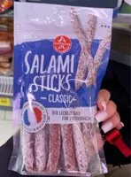 Mängden socker i Salami sticks