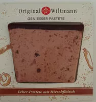 Mängden socker i Leber-Pastete mit Hirschfleisch
