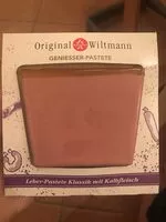 Mängden socker i Leber-Pastete Klassik mit Kalbfleisch