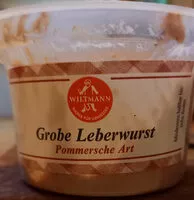 Mängden socker i Grobe Leberwurst Pommersche Art