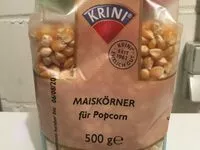 Mängden socker i Maiskörner für Popcorn