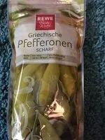 Mängden socker i Pfefferoni griechisch