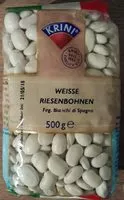 Mängden socker i Weisse Riesenbohnen