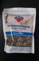 Mängden socker i Sonnenblumenkerne