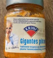 Mängden socker i Gigantes Pikant