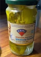 Mängden socker i Mittelscharfe handeingelegte Griechische Pfefferoni