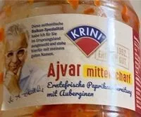 Mängden socker i Ajvar mittelscharf