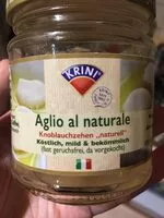 Mängden socker i Aglio al naturale-Knoblauchzehen “naturell”