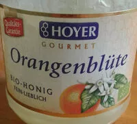 Mängden socker i Orangenblüte Honig