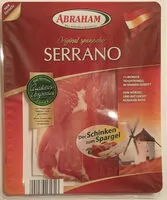 Mängden socker i Serrano Schinken