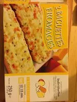 Mängden socker i 2 baguettes fromages