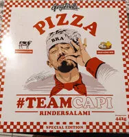 Mängden socker i Pizza Rindersalami