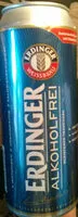 Mängden socker i Erdinger Alcohol-Free Wheat Beer