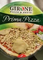 Socker och näringsämnen i Girone pizza pasta