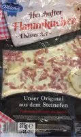 Mängden socker i Flammkuchen