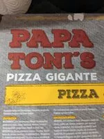Mängden socker i Papa Toni's Pizza Gigante