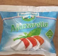 Mängden socker i Mozzarella Bayernland