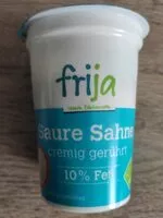 Mängden socker i Frija Saure Sahne