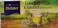 Mängden socker i Fenchel-Anis-Kümmel Kräutertee