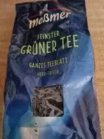 Mängden socker i Meßmer Feinster Grüner Tee