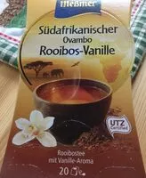 Mängden socker i Südafrikanischer Ovambo Rooibos-Vanille