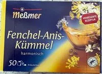 Mängden socker i Fenchel-Anis-Kümmel - 50 Teebeutel unkuvertiert