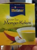 Mängden socker i Grüner Tee, Mango-Kokos