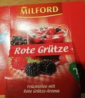Mängden socker i Früchtetee mit Rote Grütze-Aroma