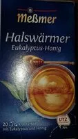 Mängden socker i Halswärmer Eukalyptus-Honig