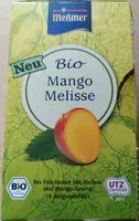 Mängden socker i Bio Mango Melisse
