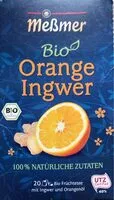 Mängden socker i Orange Ingwer