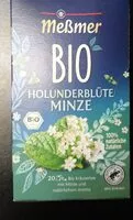 Mängden socker i Bio Holunderblüte Minze Tee