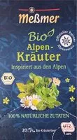 Mängden socker i Bio Alpenkräuter