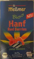Mängden socker i Hanf Red Berries