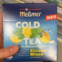 Mängden socker i Cold Tea - Zitrone-Minze