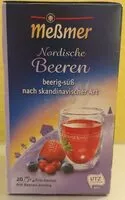 Mängden socker i Meßmer Nordische Beeren