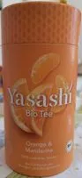 Mängden socker i Yasashi Bio Tee, Orange & Mandarine