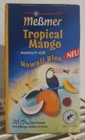 Mängden socker i Tropical Mango Früchtetee