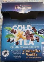 Mängden socker i Cold Tea - Typ Eiskaffee Vanilla