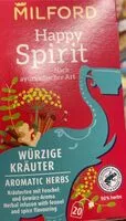 Mängden socker i Happy Spirit - Würzige Kräuter