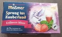 Mängden socker i Sprung ins Zauberland Erdbeer Minze Tee