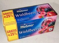Mängden socker i Waldbeere Tee