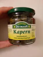 Mängden socker i Kapern