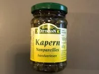 Mängden socker i Kapern nonpareilles