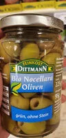 Mängden socker i Oliven Bio Nocellara