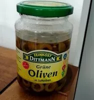 Mängden socker i Grüne Oliven in Scheiben