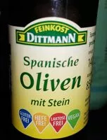 Mängden socker i Spanische Oliven mit Stein