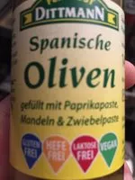Mängden socker i Oliven mit Mandeln&Zwiebelpaste