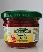 Mängden socker i Sambal Oelek